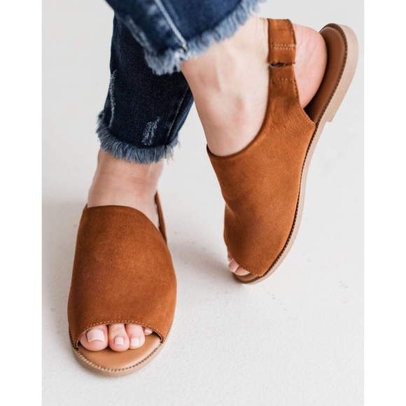 slingback sandals open toe